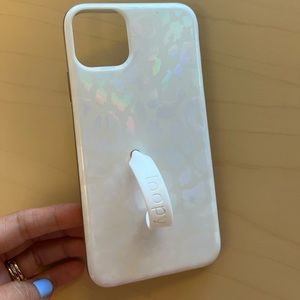 iPhone 11 Pro Max Loopy Case - Opal Leopard